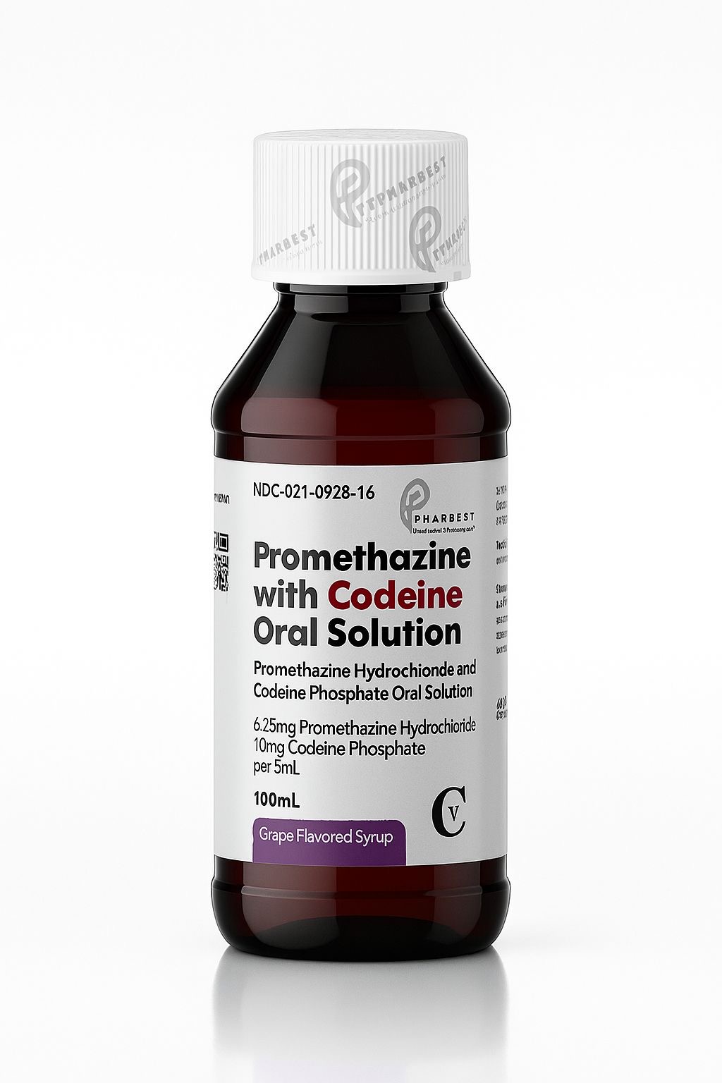 Promethazine with Codeine Oral Solution – 100mL (Grape Flavored Syrup)