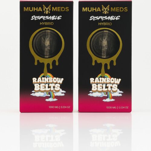 Muha Meds – Rainbow Belts (Hybrid) | 1000mg Disposable Vape