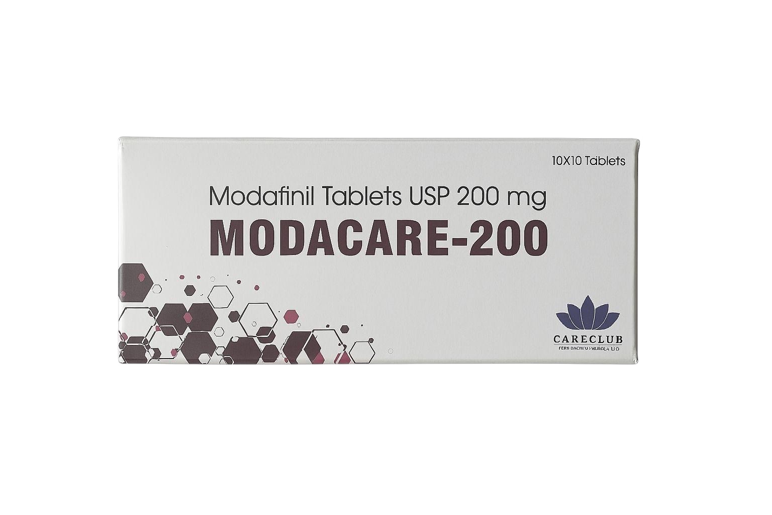 Modacare-200 | Modafinil Tablets USP 200mg (10x10 Tablets)