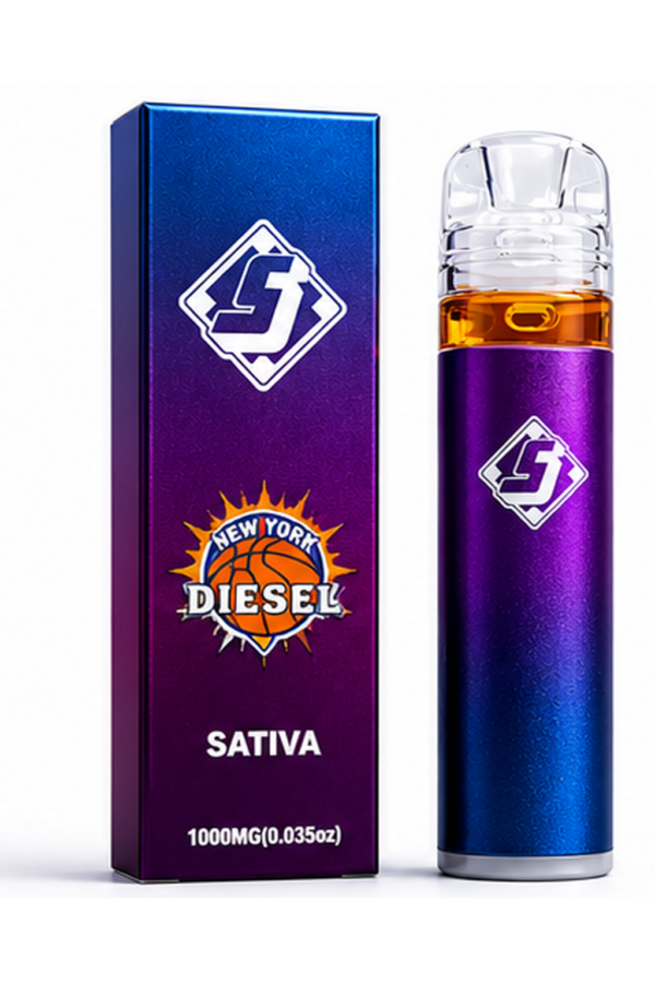 THC vape – Sluggers New York Diesel 1000mg (Sativa)